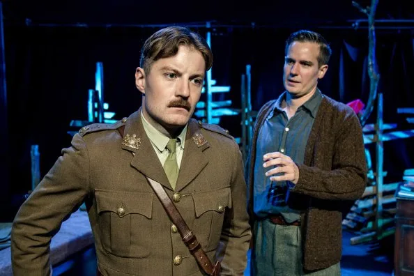 Production shot from Not About Heroes at Robertsbridge Community Theatre