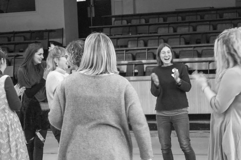 Pupils rehearsing together
