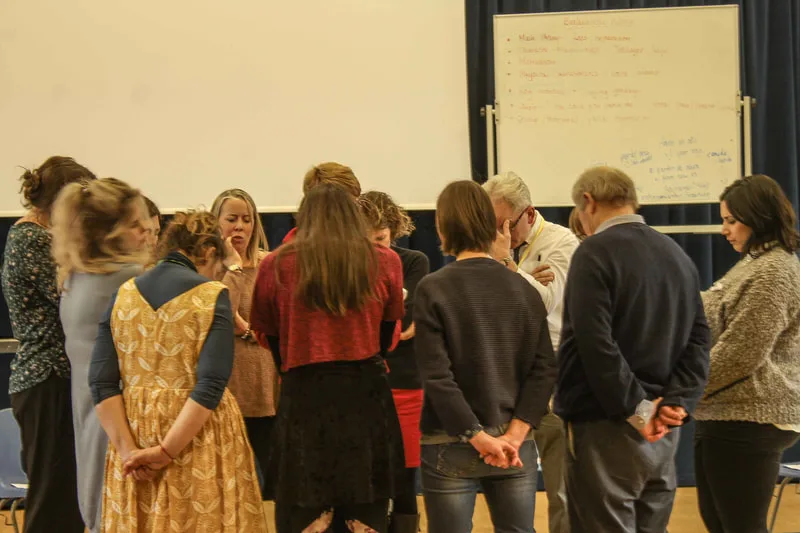 Classroom session with visiting practitioners