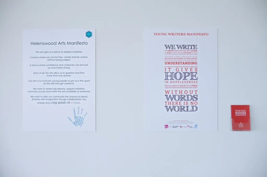 Images of two student manifestos